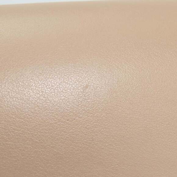 Coach Shoulder Bag CP008 Leather Beige Hardware Chain Women's COACH